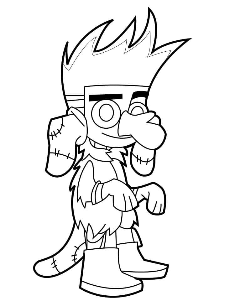 Desenho deJohnny Test 16 para colorir