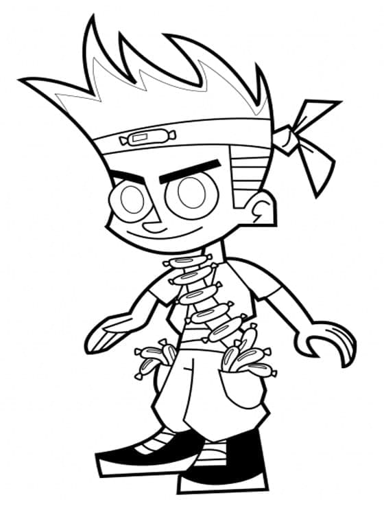 Desenho deJohnny Test 2 para colorir