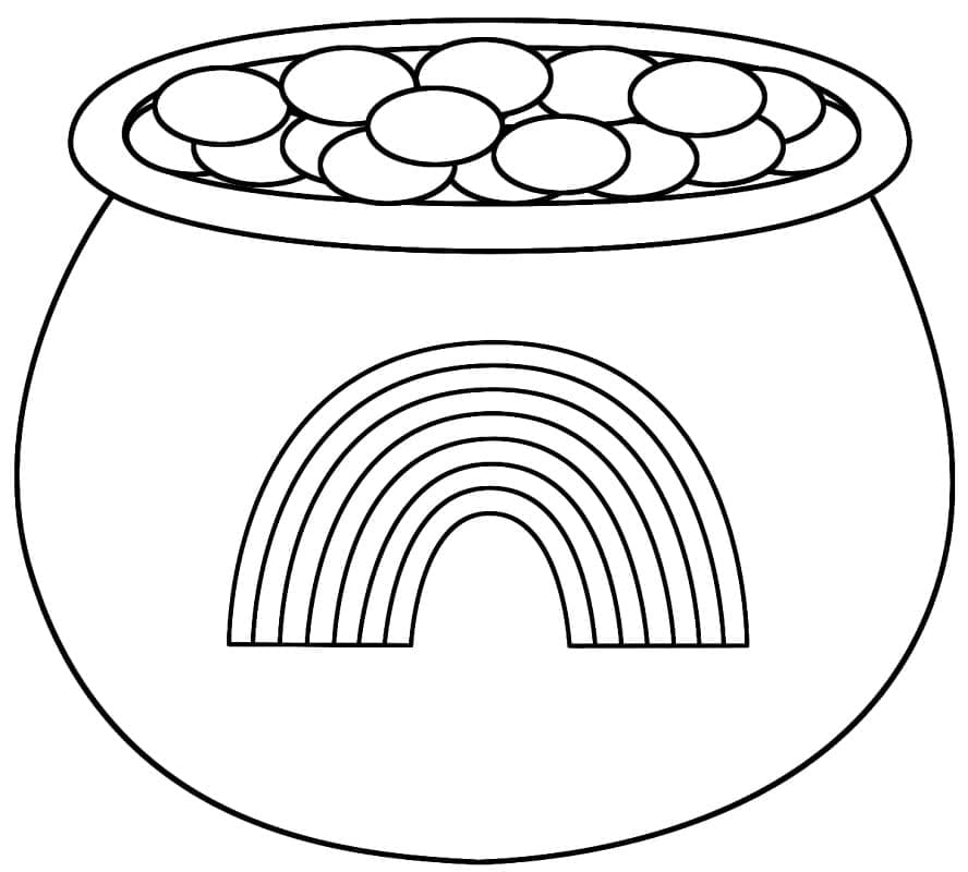 Desenho dePote de Ouro 19 para colorir