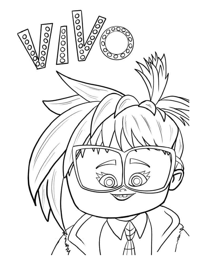 Desenho deA Jornada de Vivo 7 para colorir