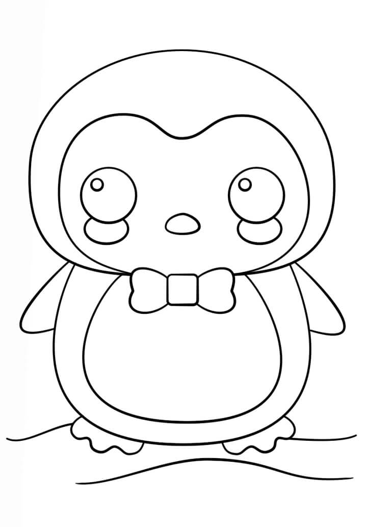 Desenho deAdorável Pinguim 7 para colorir