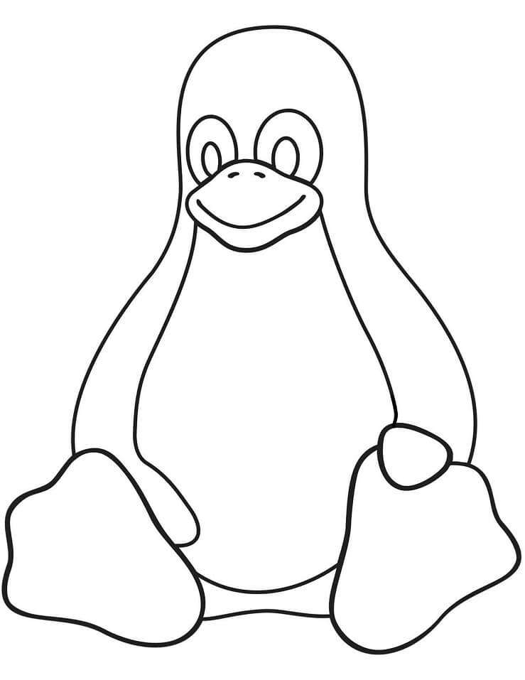 Desenho deAdorável Pinguim 8 para colorir