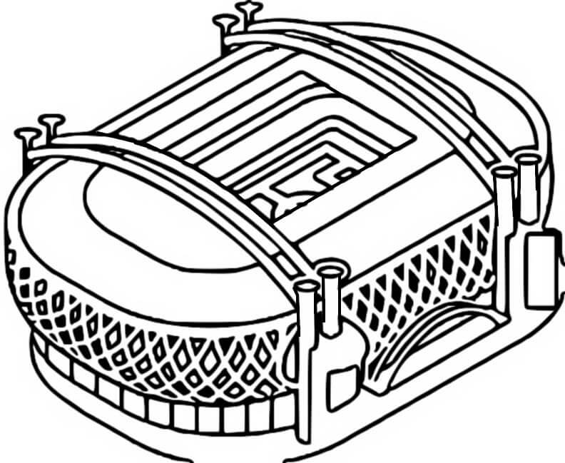 Desenho deAmsterdam ArenA para colorir