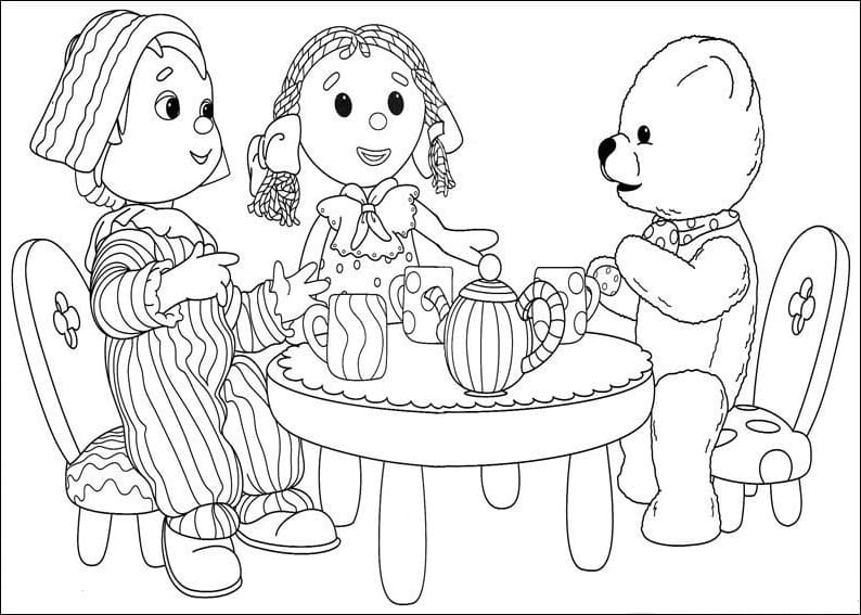 Desenho deAndy Pandy 12 para colorir