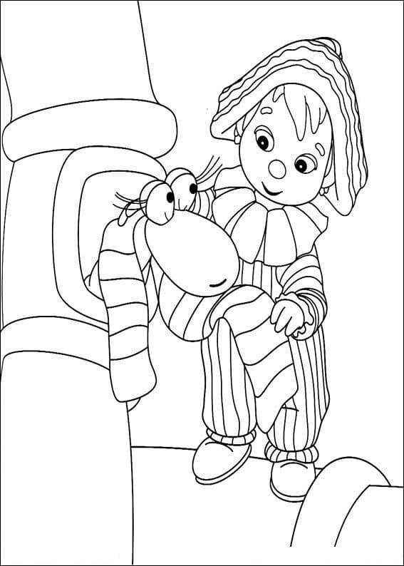 Desenho deAndy Pandy 4 para colorir