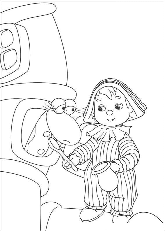 Desenho deAndy Pandy 6 para colorir