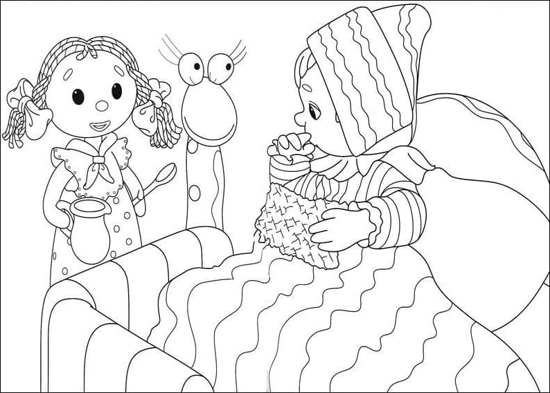 Desenho deAndy Pandy 9 para colorir