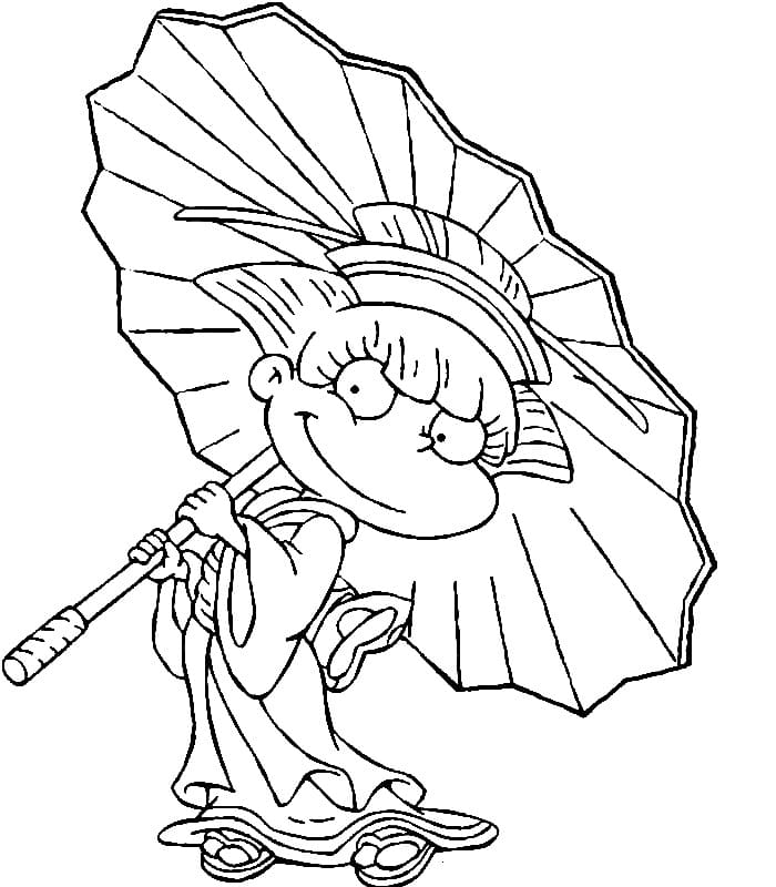 Desenho deAngelica Pickles para colorir