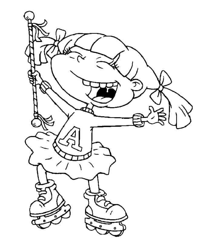 Desenho deAngelica Rugrats para colorir