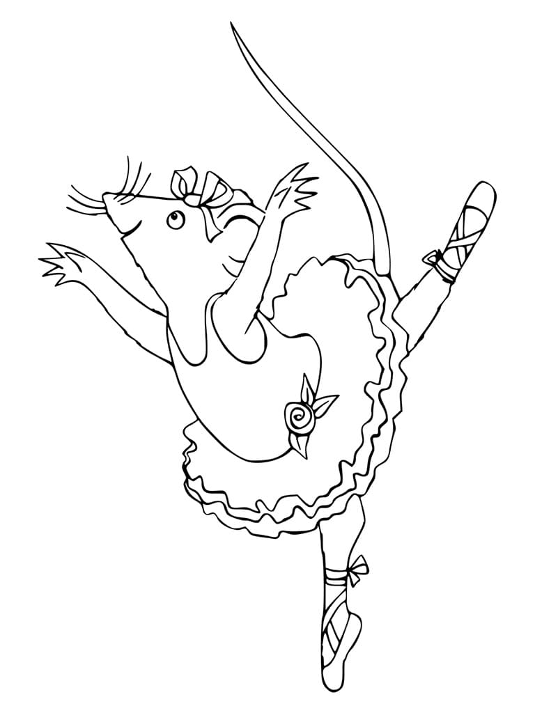 Desenho deAngelina Ballerina 11 para colorir