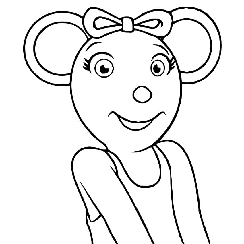 Desenho deAngelina Ballerina 21 para colorir