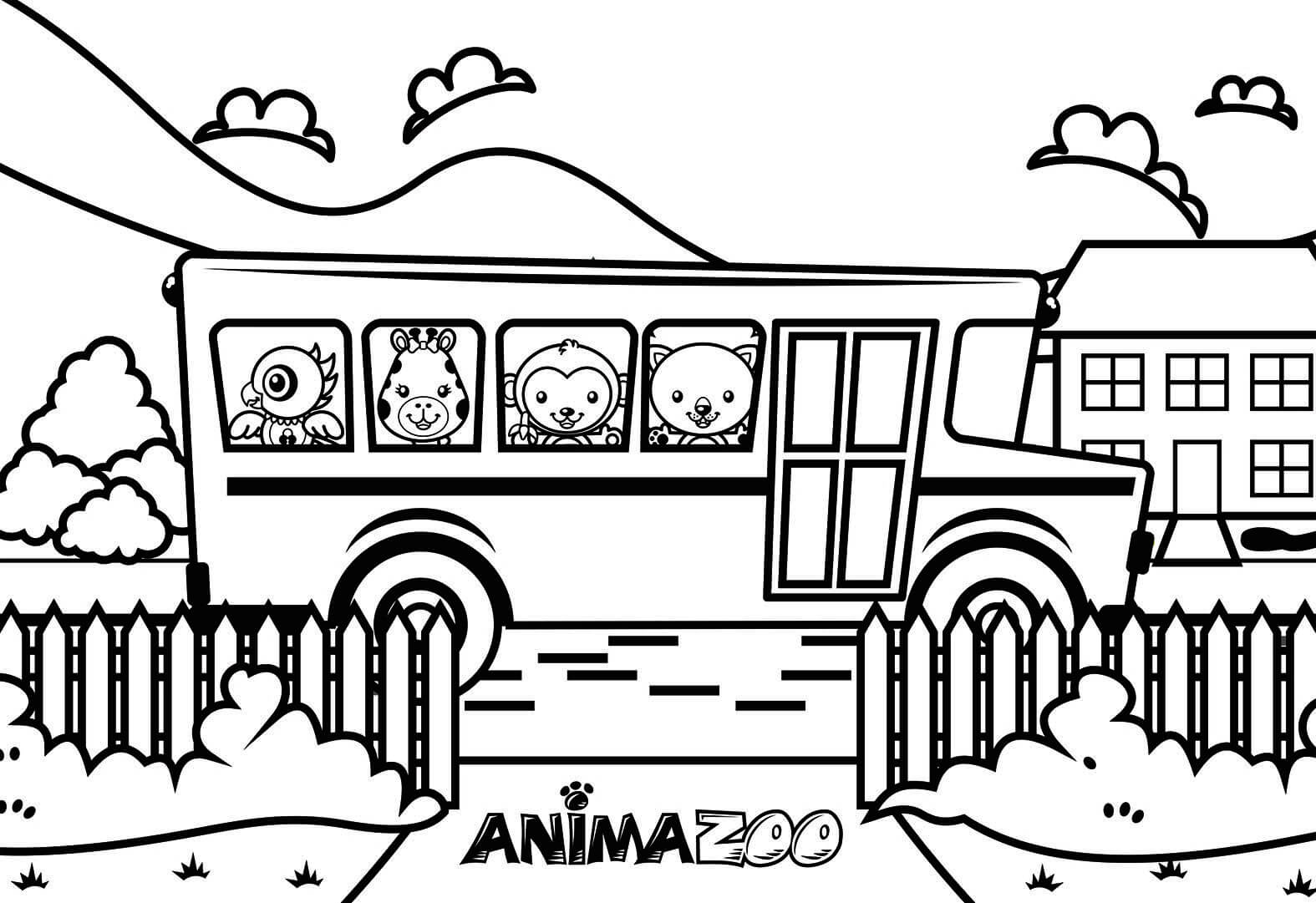 Desenhos de Animazoo para colorir