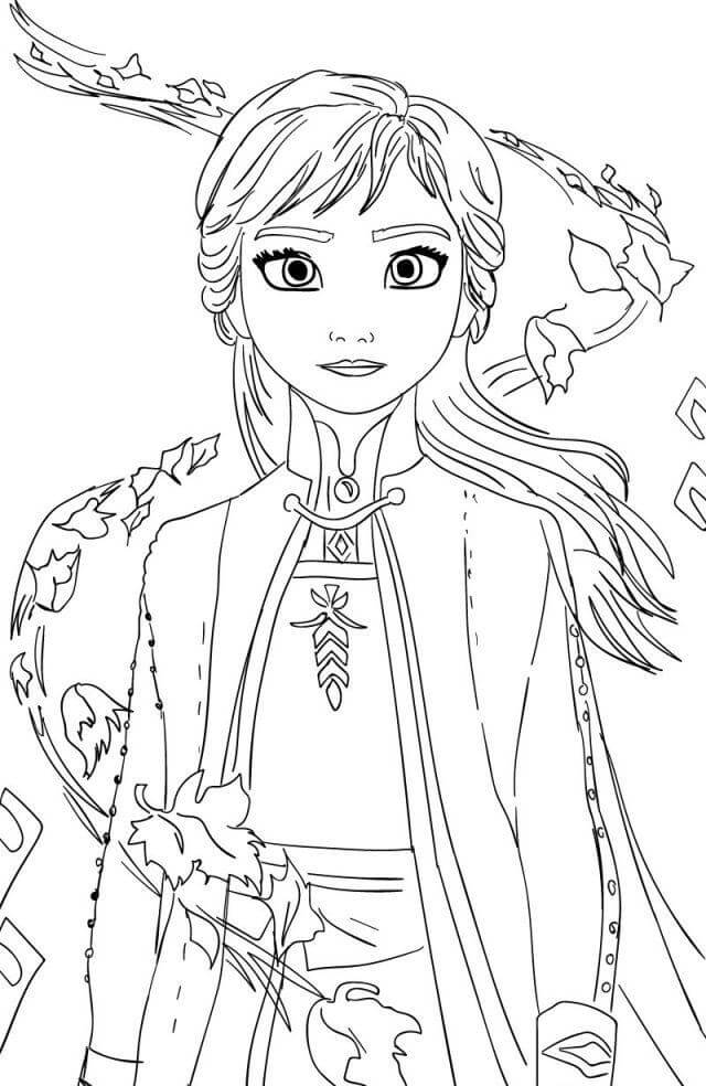 Desenho deAnna Incrível 3 para colorir