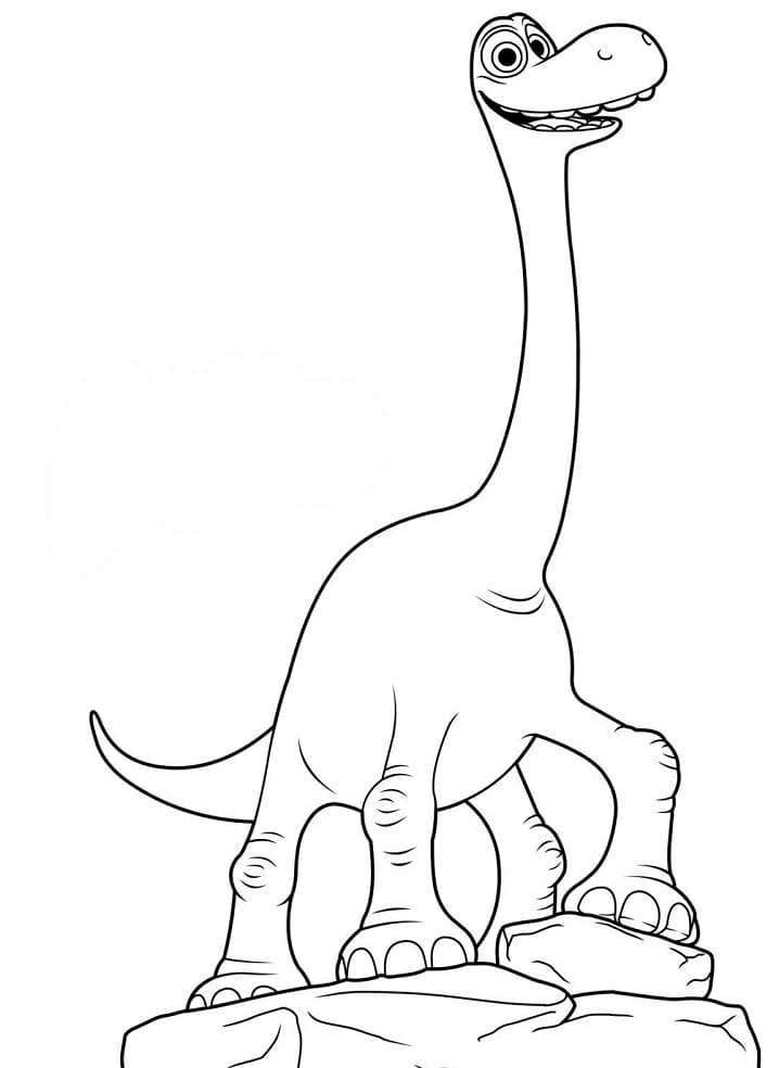 Desenho deArlo de O Bom Dinossauro para colorir