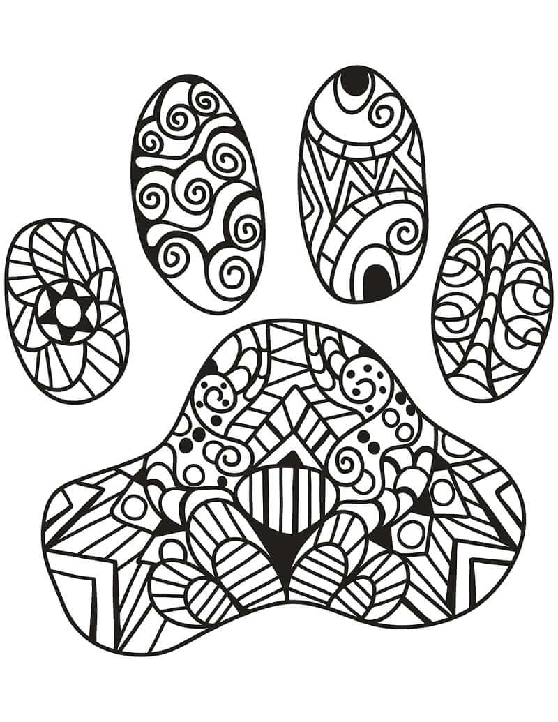 Desenho deArte Zentangle Maravilhosa 2 para colorir