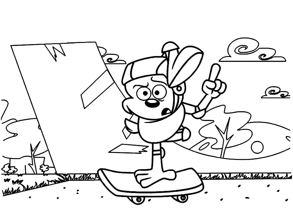 Desenho deAs Aventuras de Gui e Estopa 15 para colorir