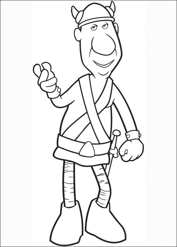 Desenho deAs Aventuras de Vickie 1 para colorir