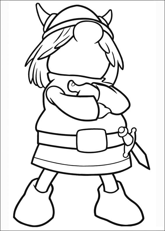 Desenho deAs Aventuras de Vickie 8 para colorir