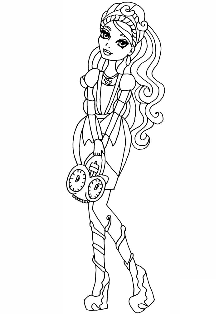 Desenho deAshlynn Ella Ever After High para colorir