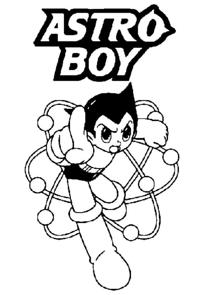 Desenho deAstro Boy 1 para colorir