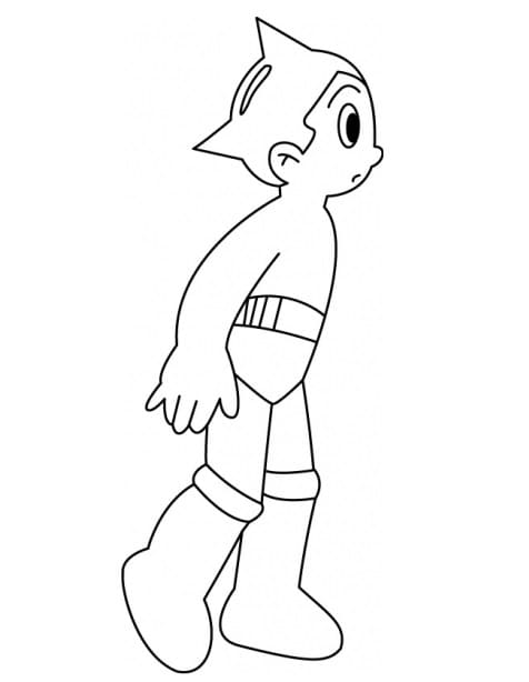 Desenho deAstro Boy 2 para colorir