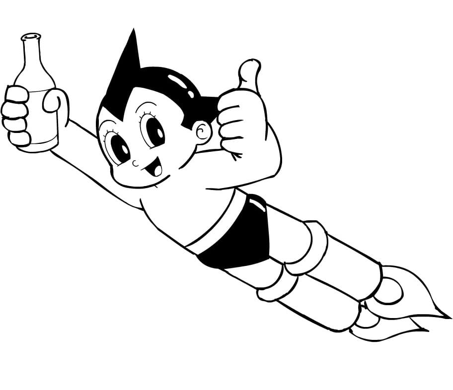 Desenho deAstro Boy 5 para colorir