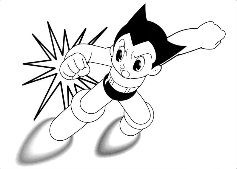 Desenho deAstro Boy 7 para colorir