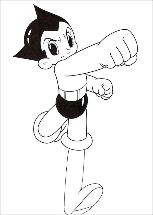 Desenho deAstro Boy Incrível para colorir