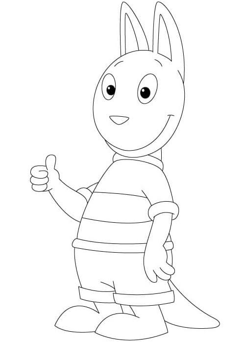 Desenho deAustin Backyardigans para colorir