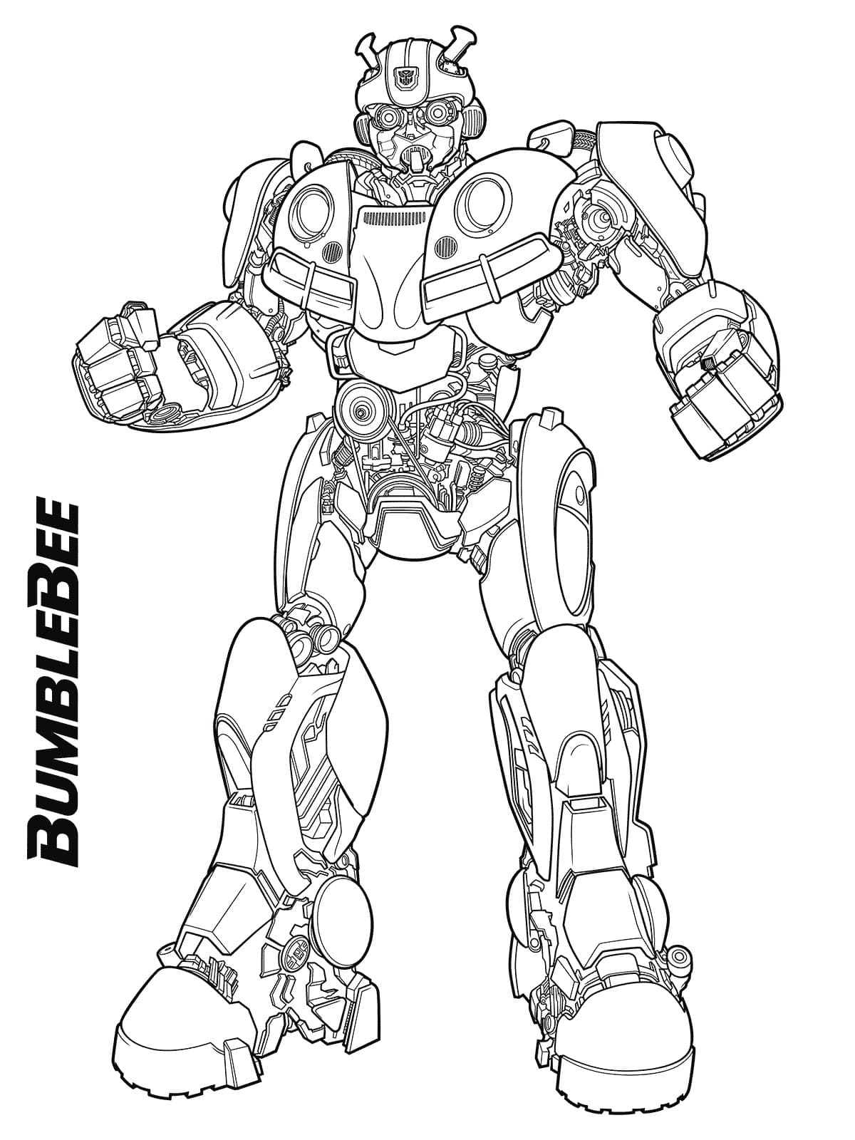 Desenho deAutobot Bumblebee para colorir