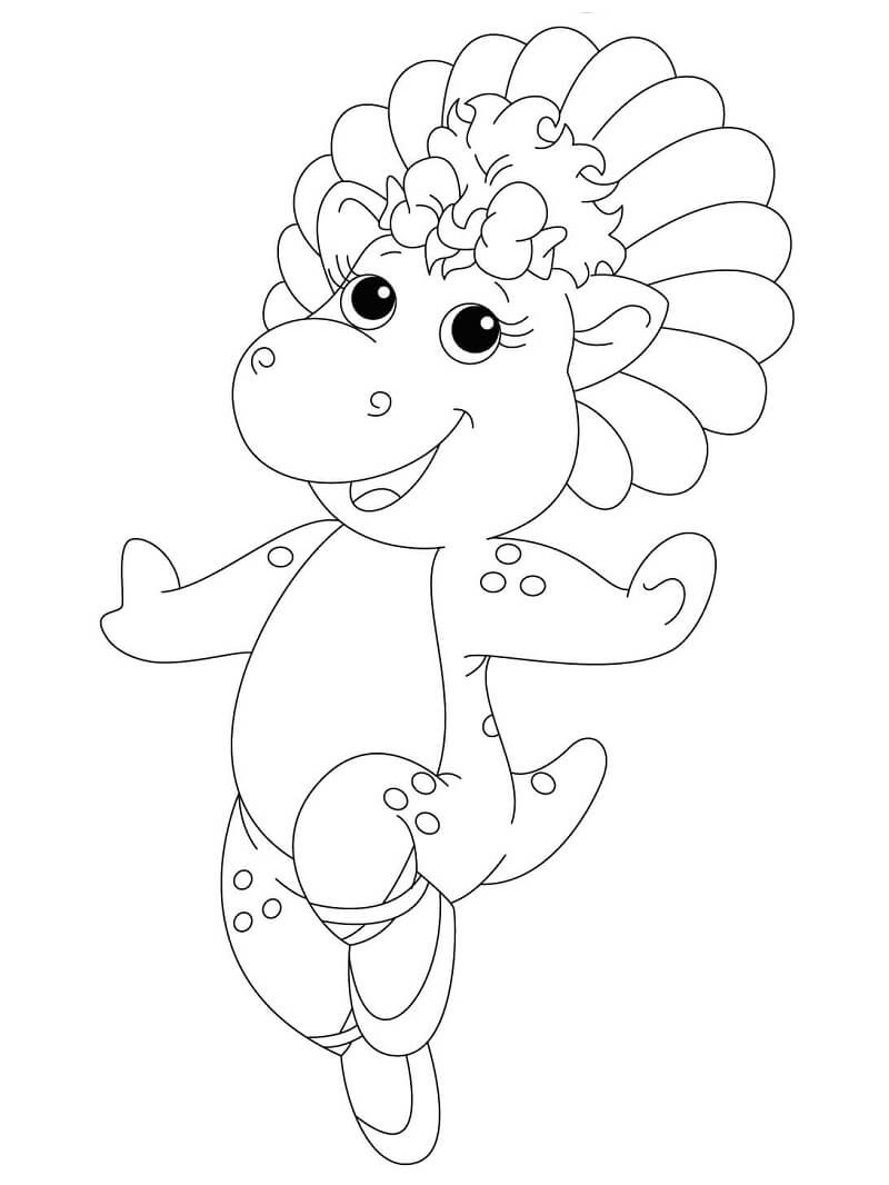 Desenho de Baby Bop para colorir