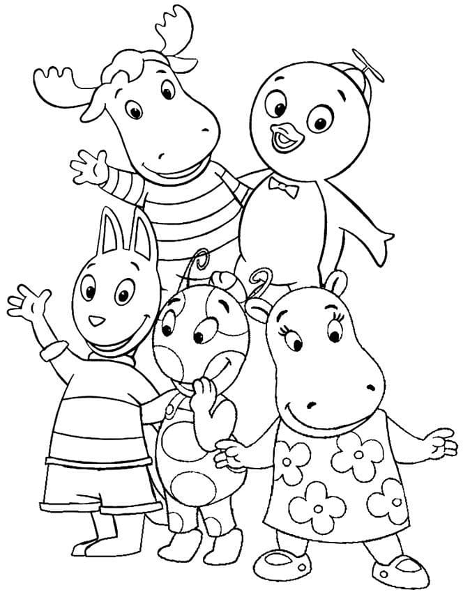 Desenho deBackyardigans 1 para colorir