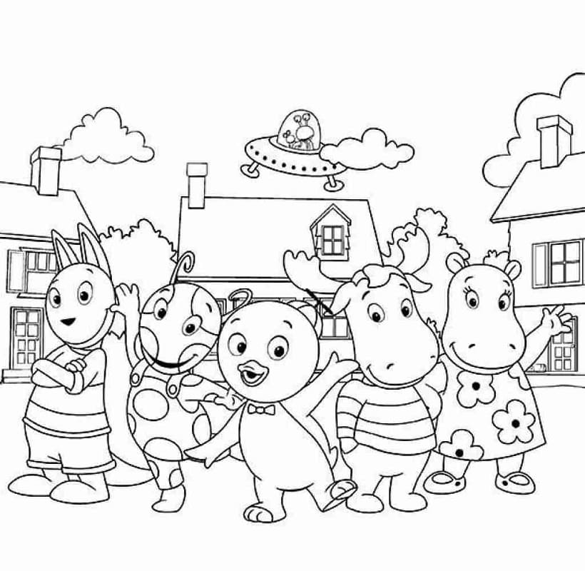 Desenho deBackyardigans 3 para colorir