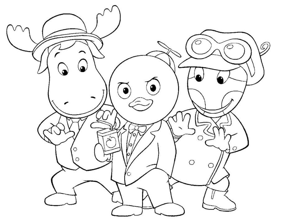 Desenho deBackyardigans 5 para colorir