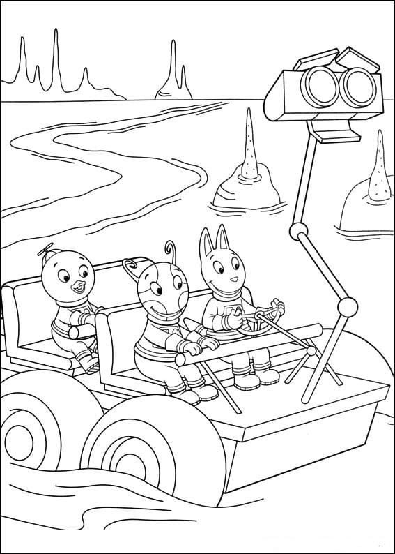 Desenho deBackyardigans 6 para colorir