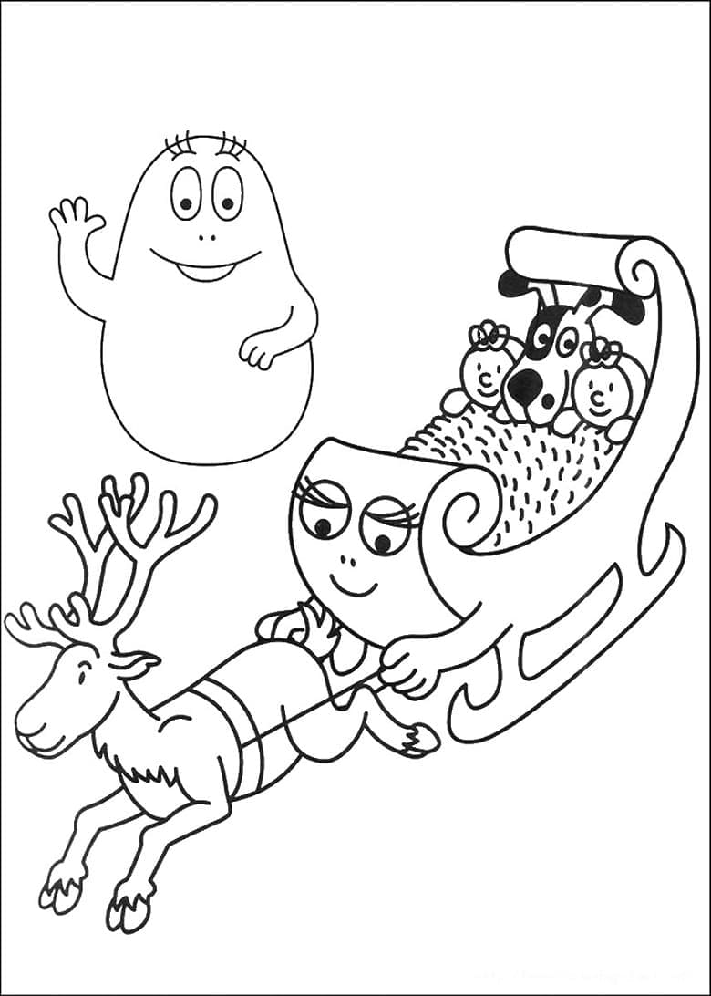 Desenho deBarbapapa 10 para colorir