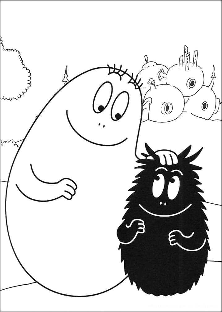 Desenho deBarbapapa 25 para colorir