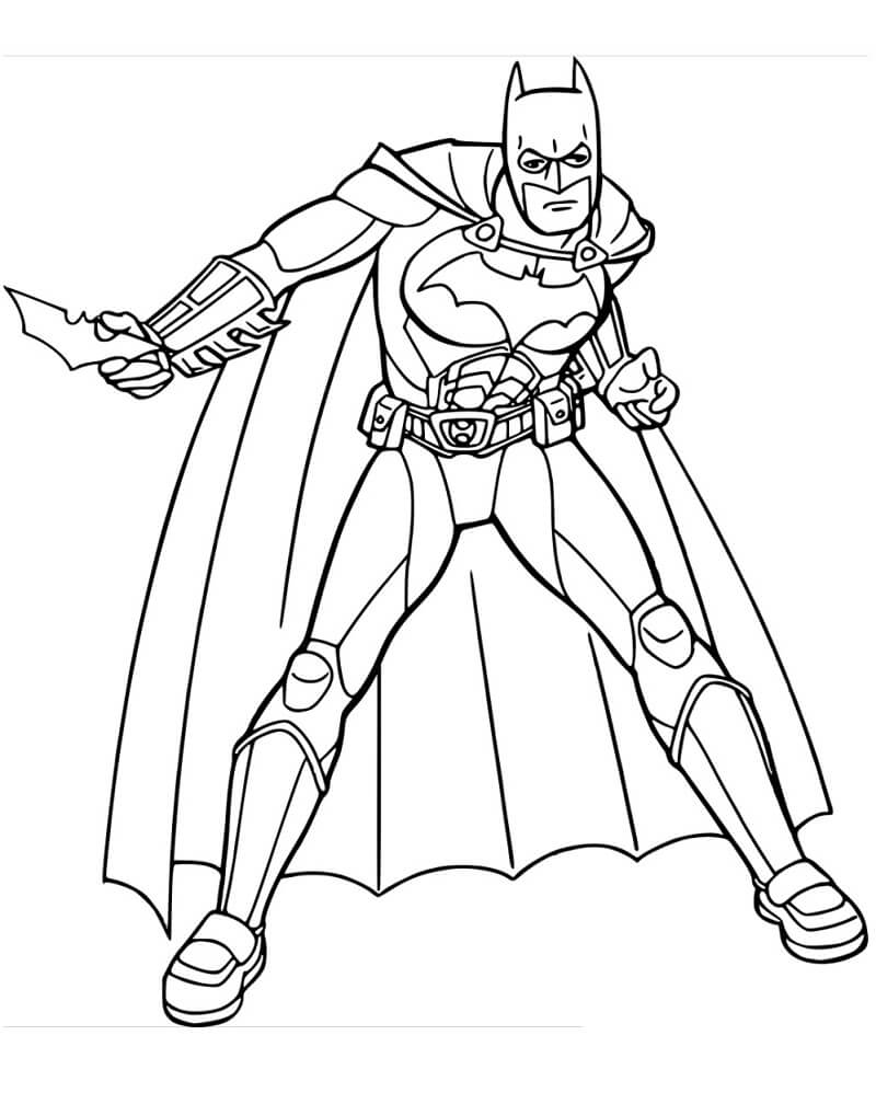 Desenho deBatman Legal 3 para colorir