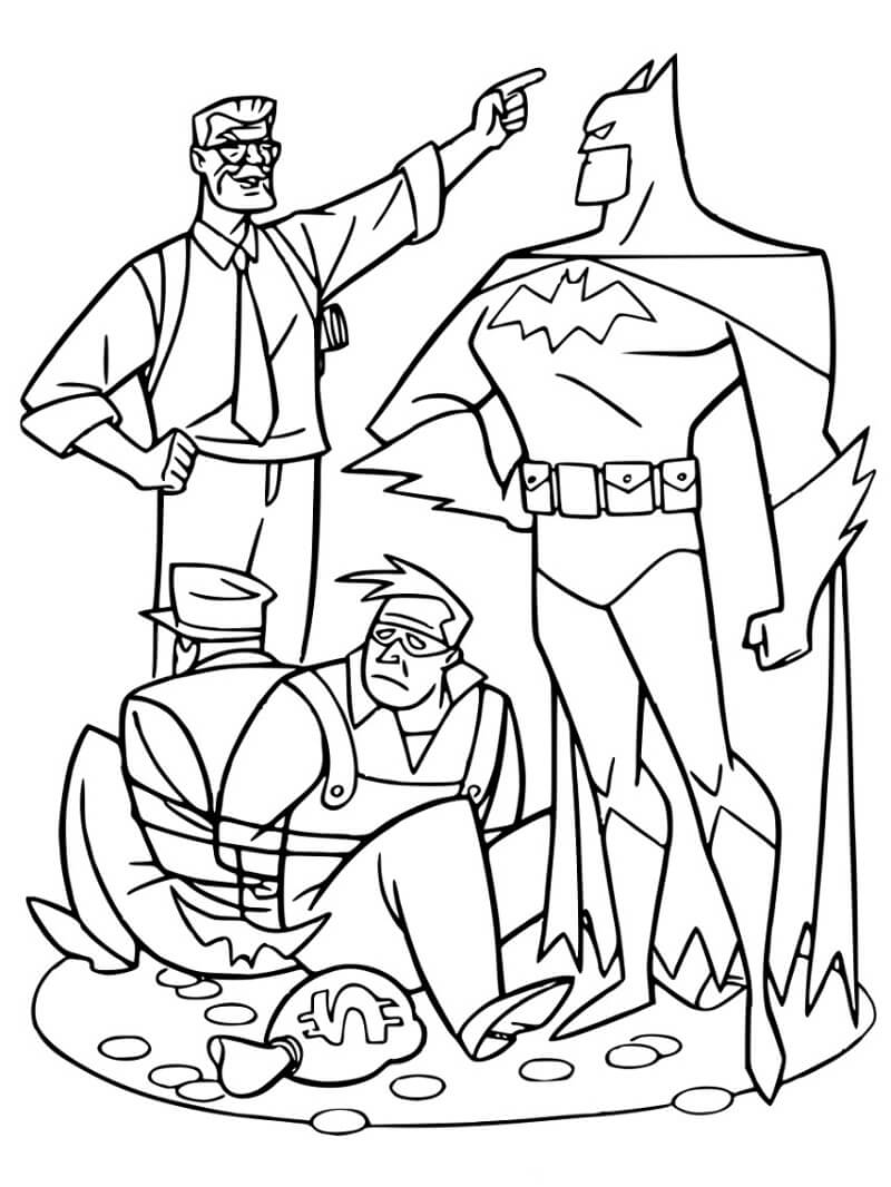 Desenho deBatman 2 para colorir