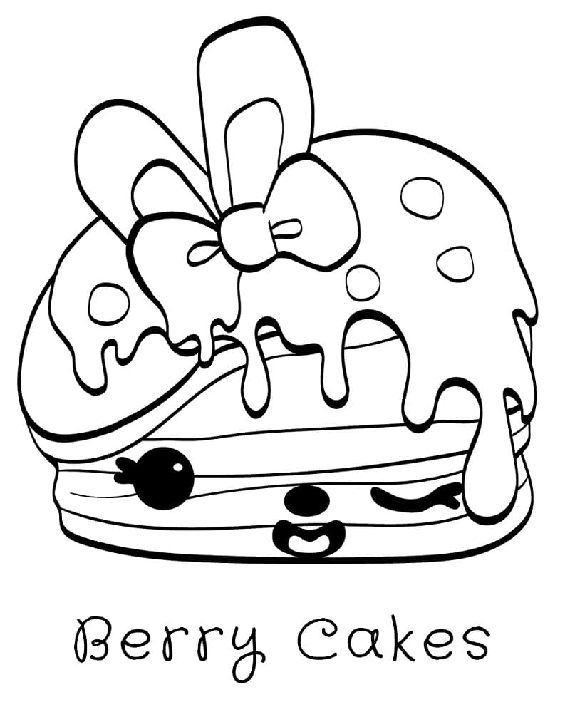 Desenho deBerry Cakes Num Noms para colorir