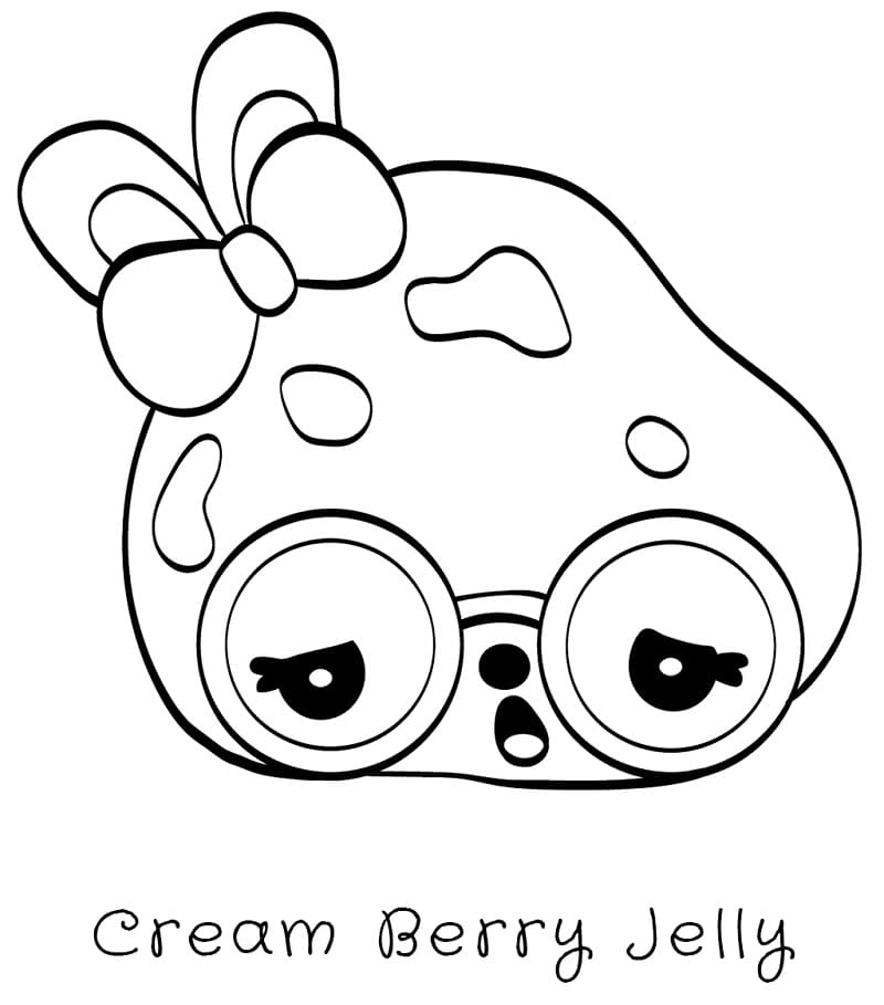 Desenho deBerry Jelly Num Noms para colorir