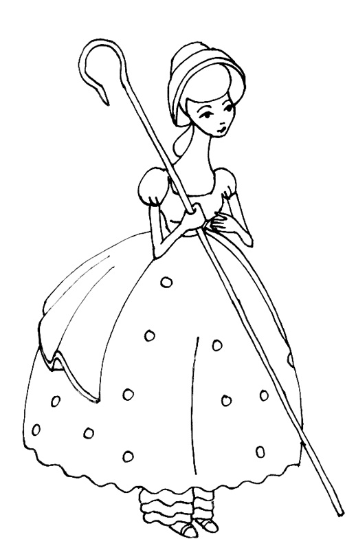 Desenho deBetty Bo Peep 1 para colorir