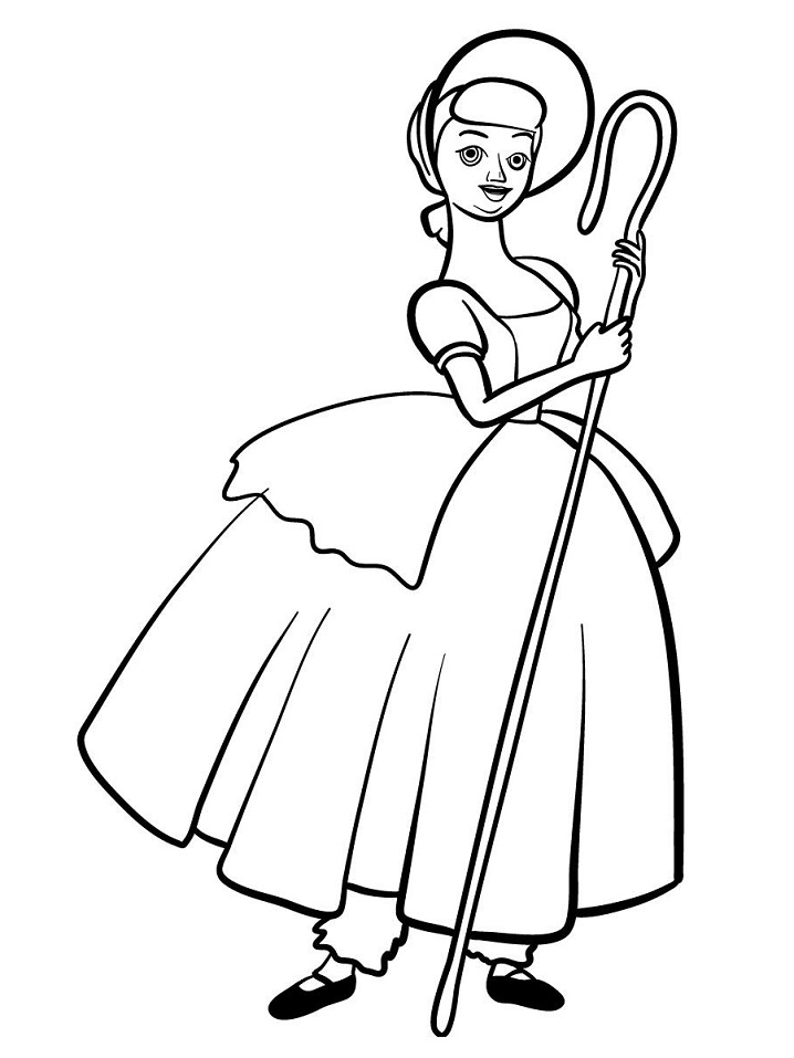 Desenho deBetty Bo Peep 3 para colorir