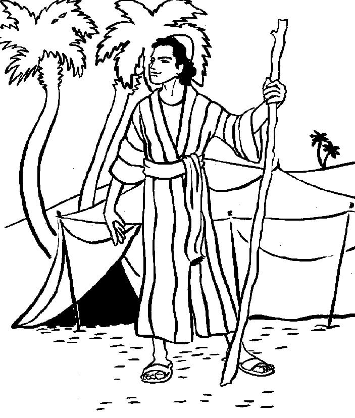 Desenho deBíblia Joseph 18 para colorir