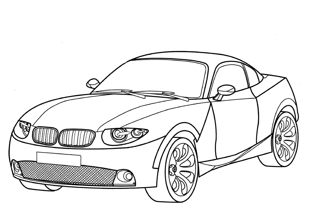 Desenho deBMW X-Coupe para colorir