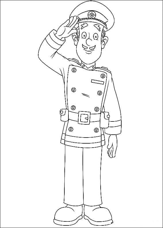 Desenho deBombeiro Sam 15 para colorir