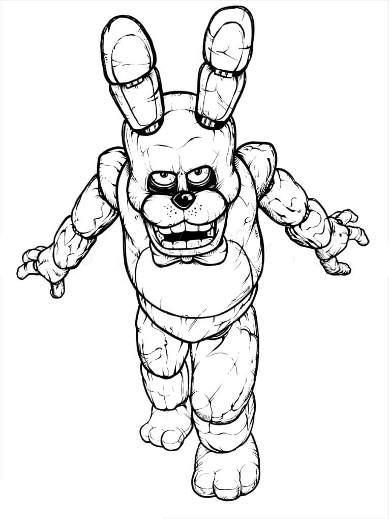 Desenho deBonnie Animatronic 1 para colorir