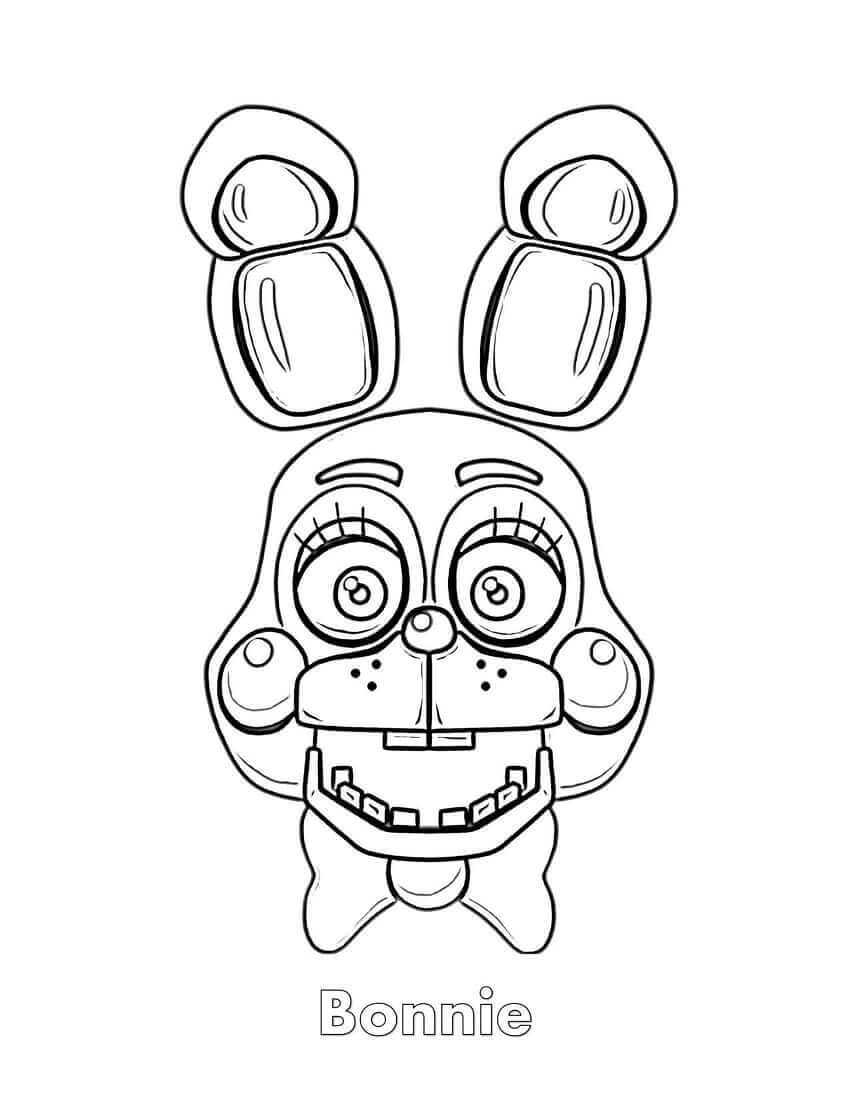 Desenho deBonnie Animatronic 2 para colorir