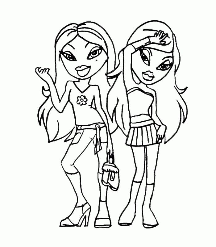 Desenho deBratz 17 para colorir