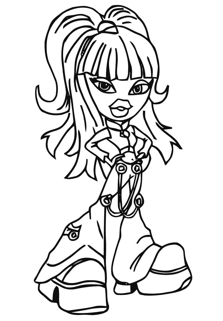 Desenho deBratz 2 para colorir